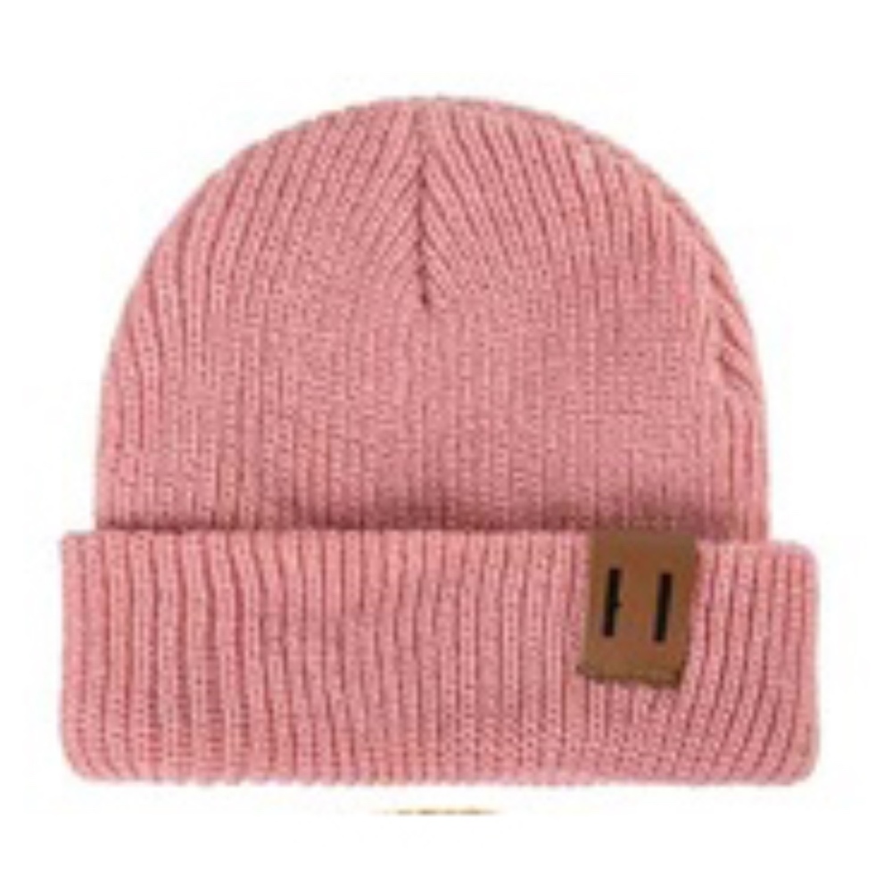 Pink Knit Beanie